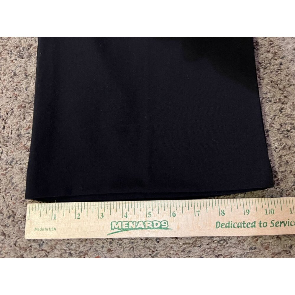 Briggs New York Pants Womens 24WS Short Black Slacks Flat Front Used - Picture 13 of 13